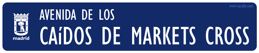cartel_de_avenida-de los-Caídos de Markets Cross_en_madrid